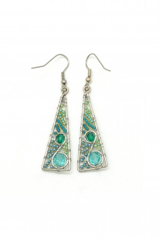 Swirl Triangle Earrings Swirl Triangle Earrings